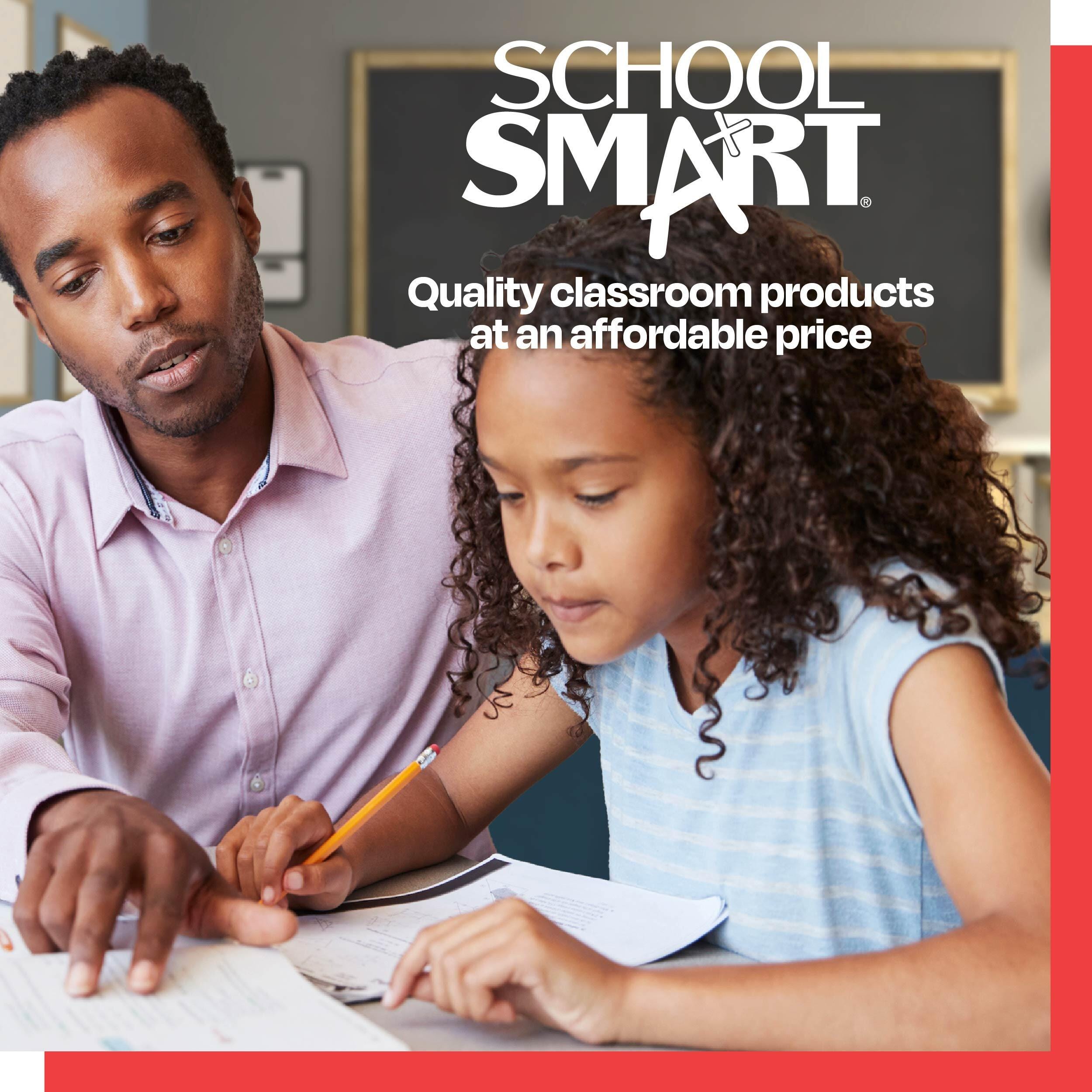 School Smart Manila Tag Ruled Chart Paper, Jumbo, 36 x 24
